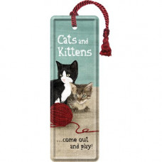 Metal Bookmark - Cats & Kittens